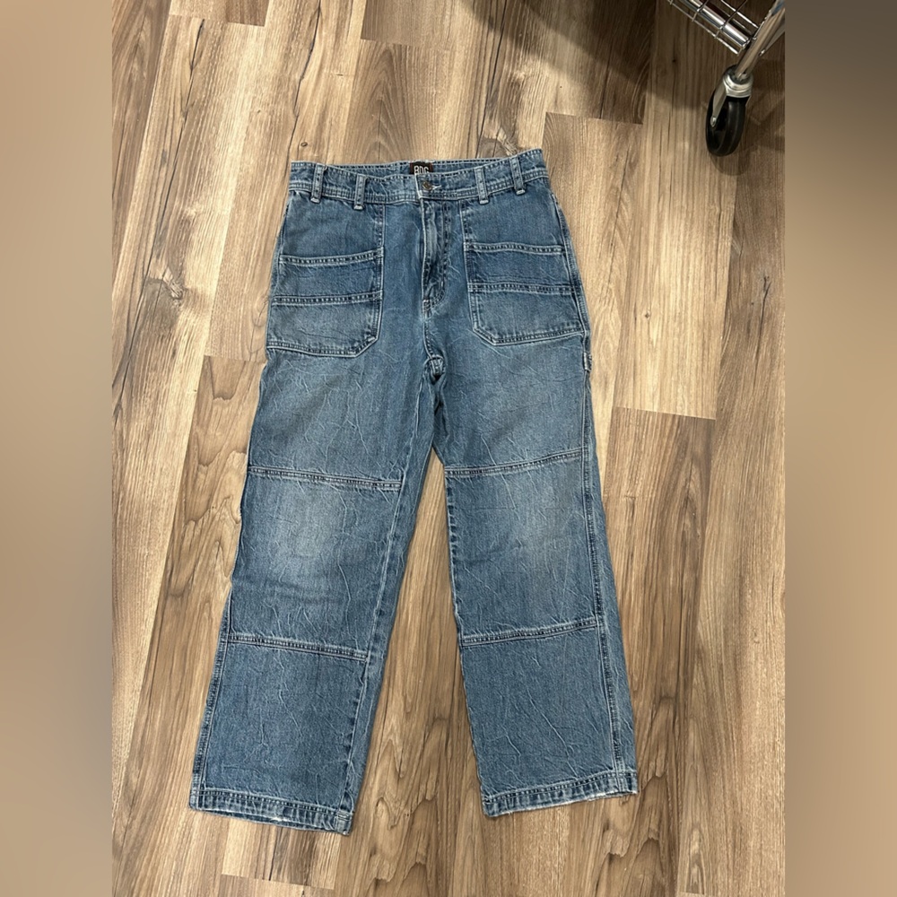 BDG Relaxed Blue Jeans with Distressed Look